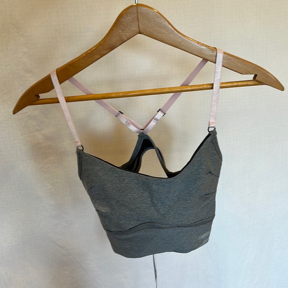 NWT Alala LuLu Lemon Grey Sports Bra - Picture 2 of 6